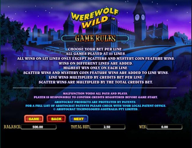 Werewolf Wild by Free Slots 247