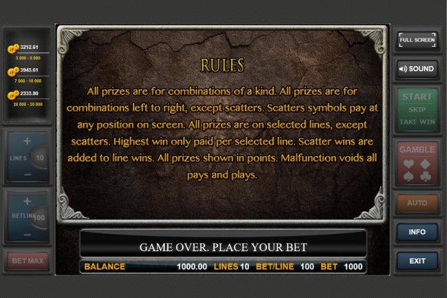 General Game Rules - Free Slots 247