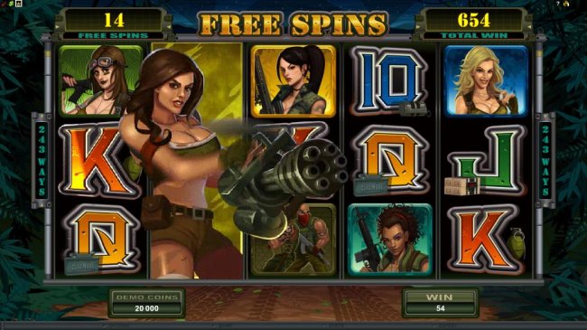 Here is an animated expanded wild with a 650 coin jackpot - Free Slots 247