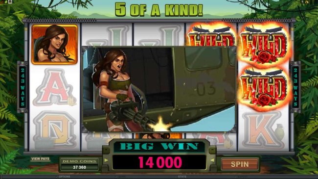 Free Slots 247 - this 5 of 1 kind leads to a whooping 14000x coin jackpot and nice animation