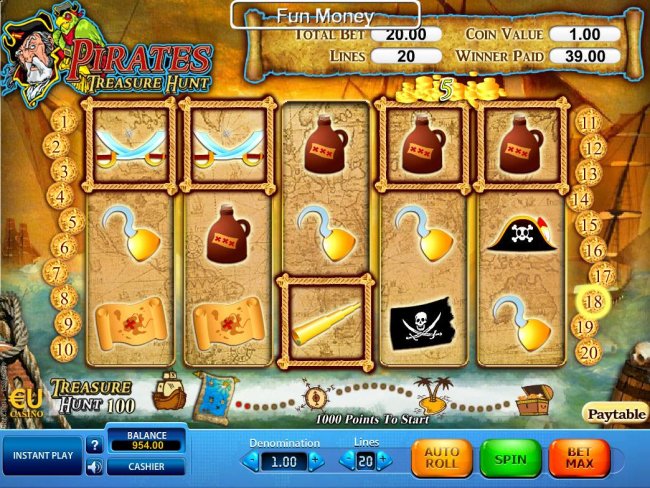 Pirates Treasure Hunt by Free Slots 247