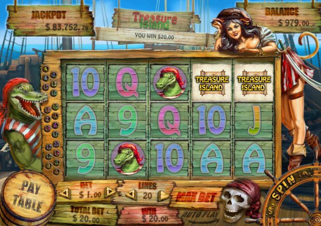 Free Slots 247 image of Treasure Island
