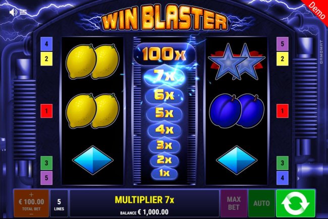 A random multiplier is awarded by Free Slots 247