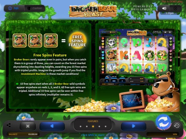 Broker Bear Blast by Free Slots 247