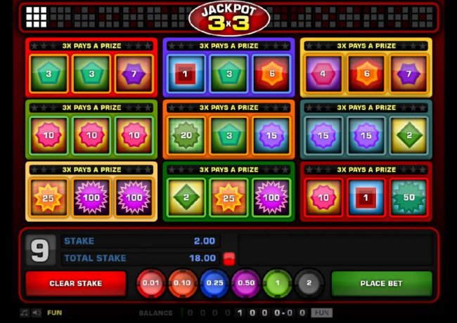 Jackpot 3x3 by Free Slots 247