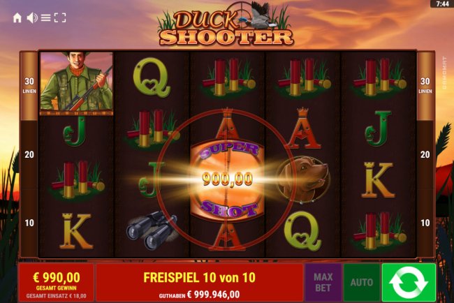 Free Slots 247 - Supe Duck symbol leads to a big win