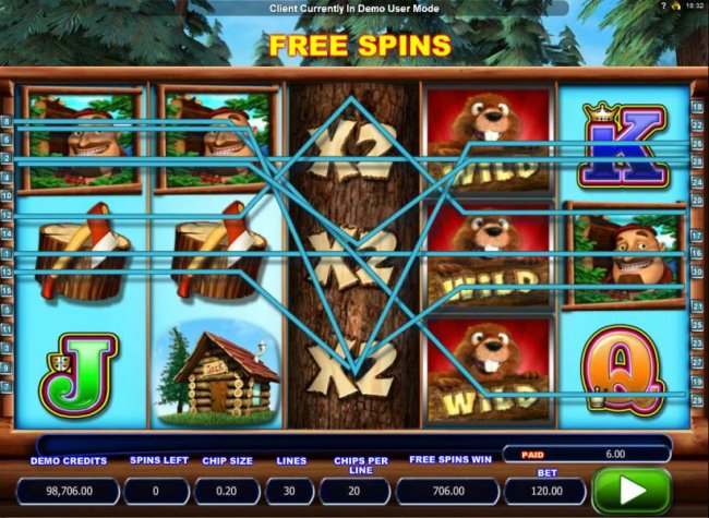 Free Slots 247 - Multiple winning paylines triggers a big win with a stacked wild and x2 multipliers on reel 3.!