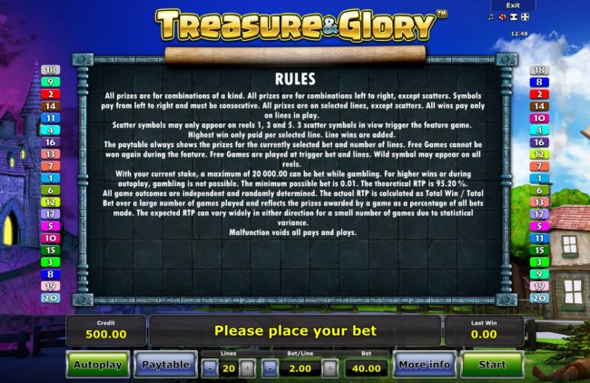 Treasure & Glory screenshot