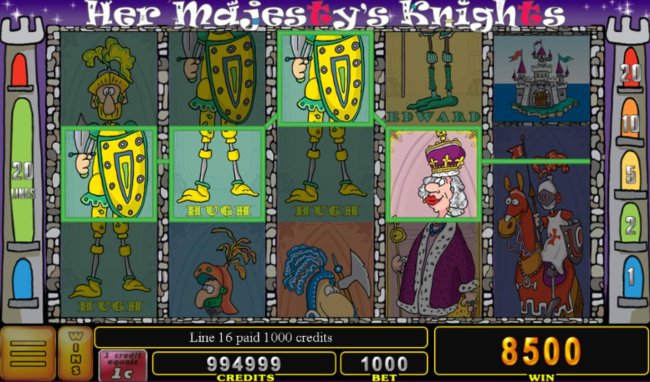 Free Slots 247 image of Her Majesty's Knights