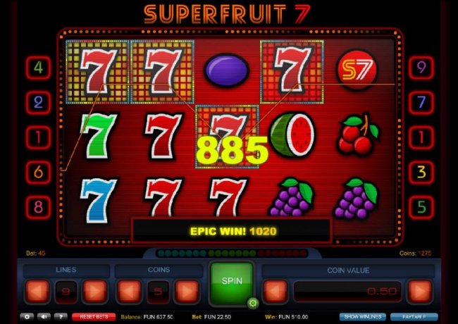 Casino Bonus Lister image of Super Fruit 7