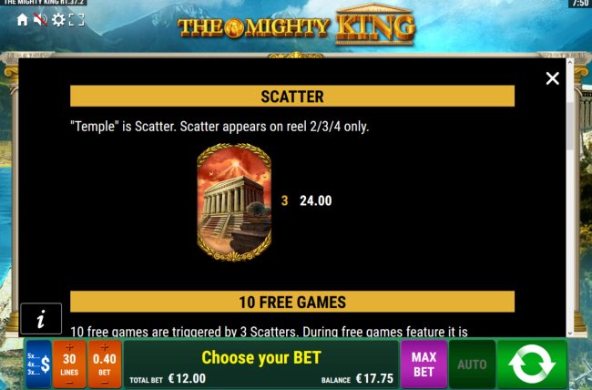 The Mighty King by Free Slots 247