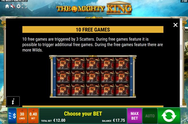 Free Slots 247 image of The Mighty King