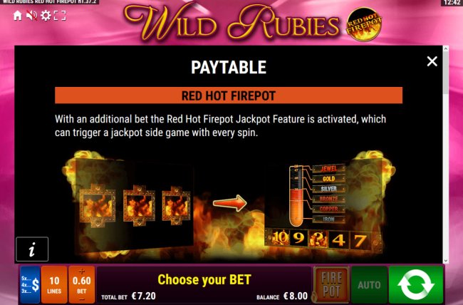 Wild Rubies Red Hot Firepot by Free Slots 247