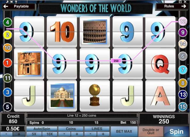 Wonders of the World by Free Slots 247