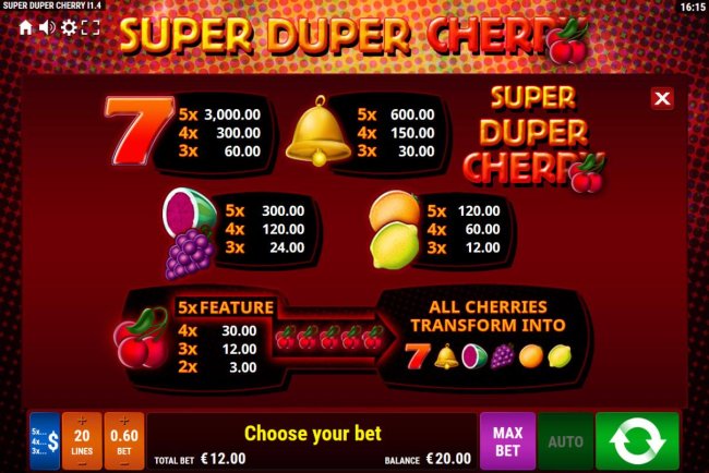 Free Slots 247 image of Super Duper Cherry