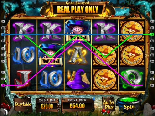 Free Slots 247 - Multiple winning paylines triggers a big win!