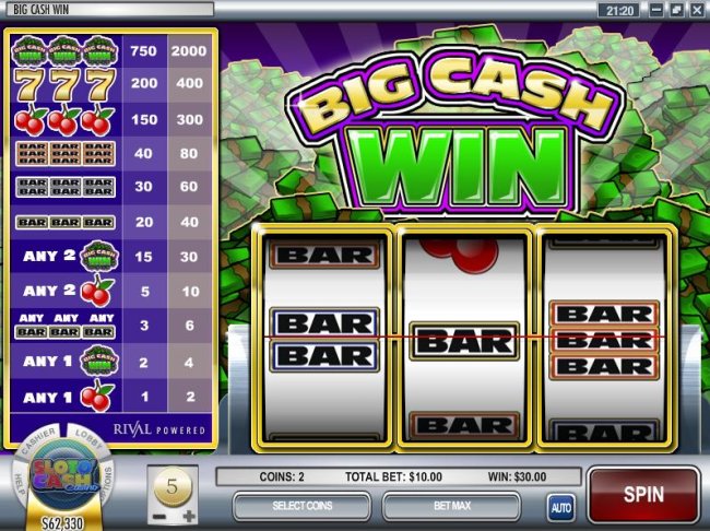 Images of Big Cash Win