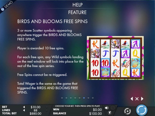 Birds & Blooms by Free Slots 247