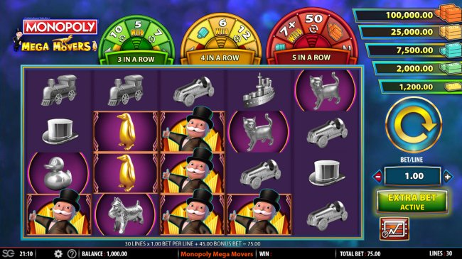 Free Slots 247 image of Monopoly Mega Movers