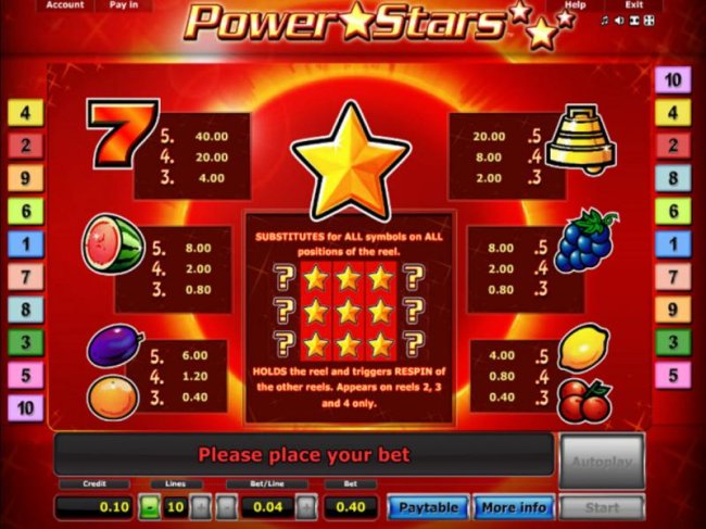 Free Slots 247 image of Power Stars