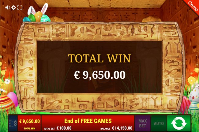 Total free spins payout by Free Slots 247