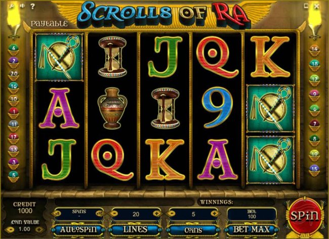 Scrolls of Ra by Free Slots 247