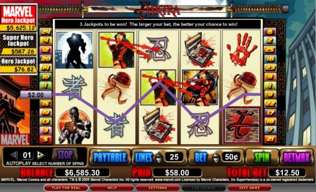 Free Slots 247 image of Elektra