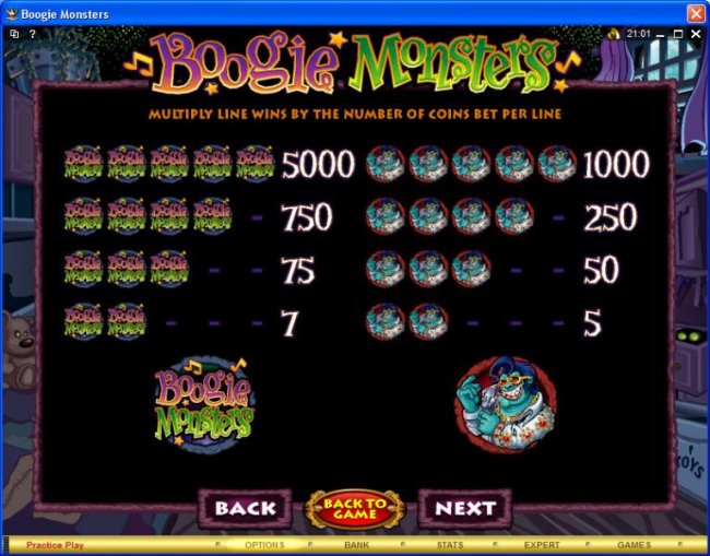 Boogie Monsters by Free Slots 247