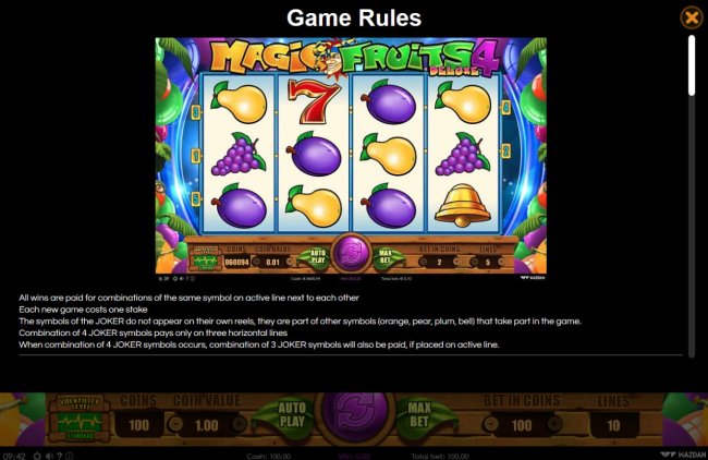 Free Slots 247 image of Magic Fruits 4 Deluxe