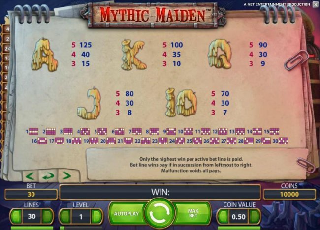 Free Slots 247 image of Mythic Maiden