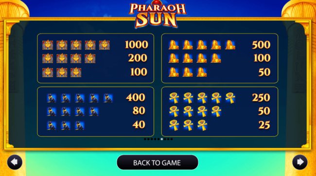 Free Slots 247 image of Pharaoh Sun