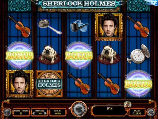Free Slots 247 image of Sherlock Holmes The Hunt for Blackwood