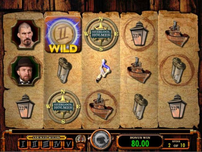 When one of the five hidden wilds is reveal it remains locked throughtout the remaining free spins spins. by Free Slots 247