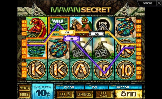 Mayan Secret by Free Slots 247