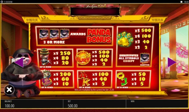 Free Slots 247 image of Paws of Fury
