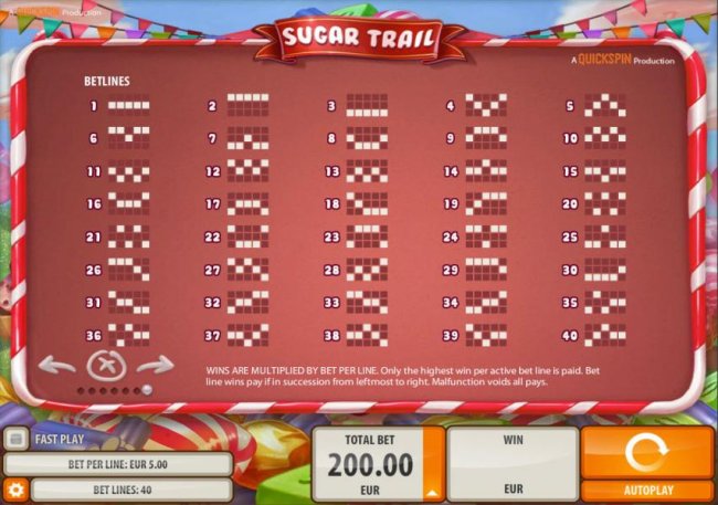 Free Slots 247 image of Sugar Trail