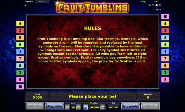 Images of Fruit Tumbling