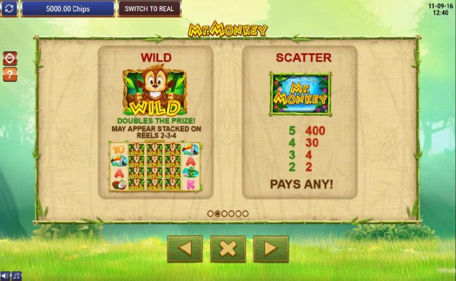 Wild and scatter symbols paytable - Free Slots 247