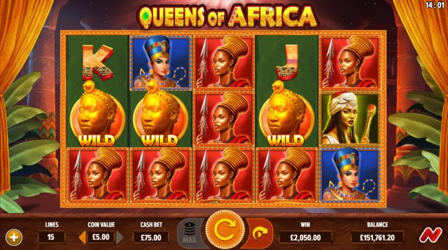 Free Slots 247 image of Queens of Africa